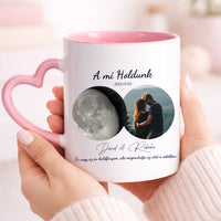 A Mi Holdunk - egyedi képes bögre szerkeszthető felirattal