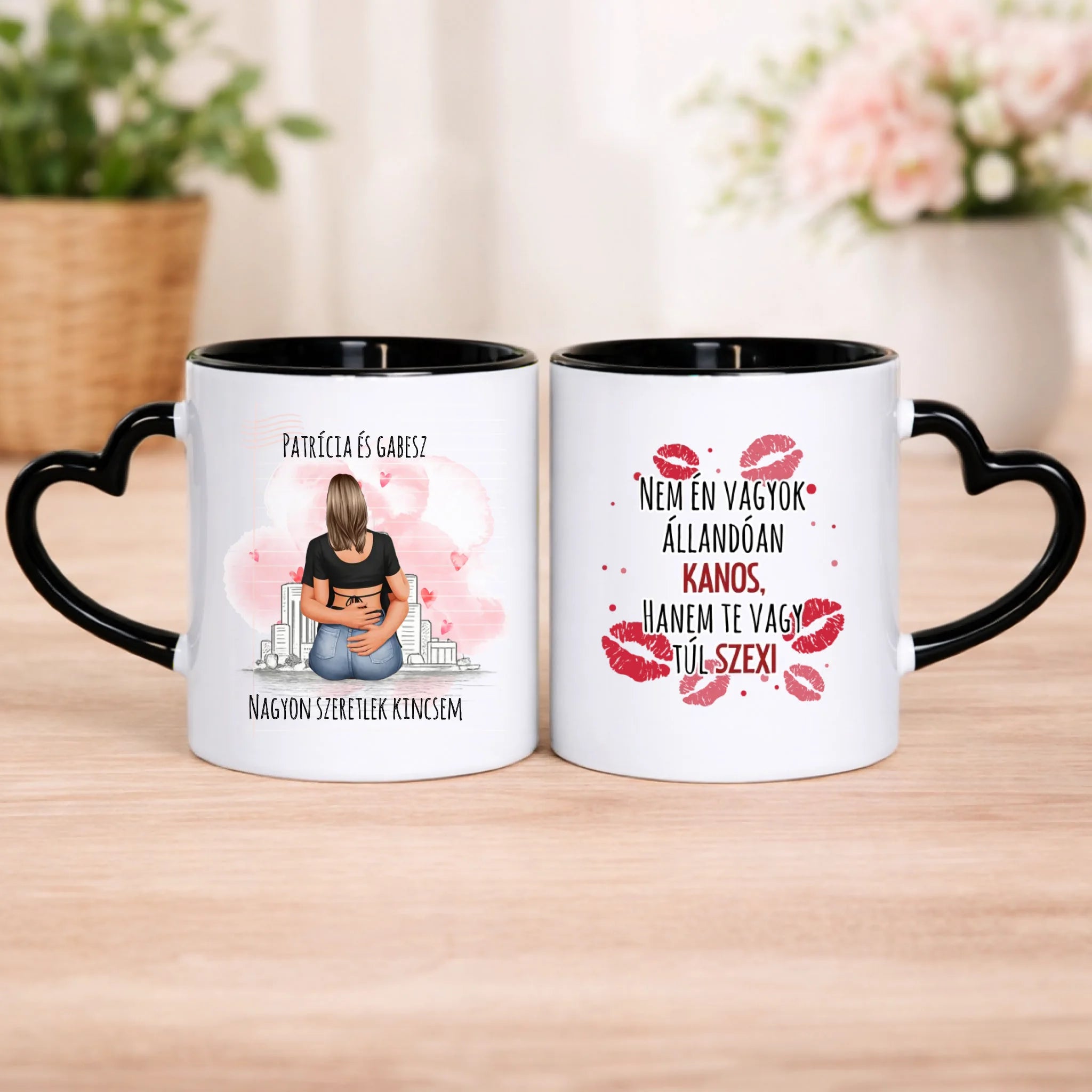 Túl szexi vagy - szerkeszthető karakteres bögre felirattal