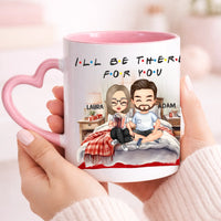 I'll be there for you bögre szerkeszthető karakterekkel pároknak