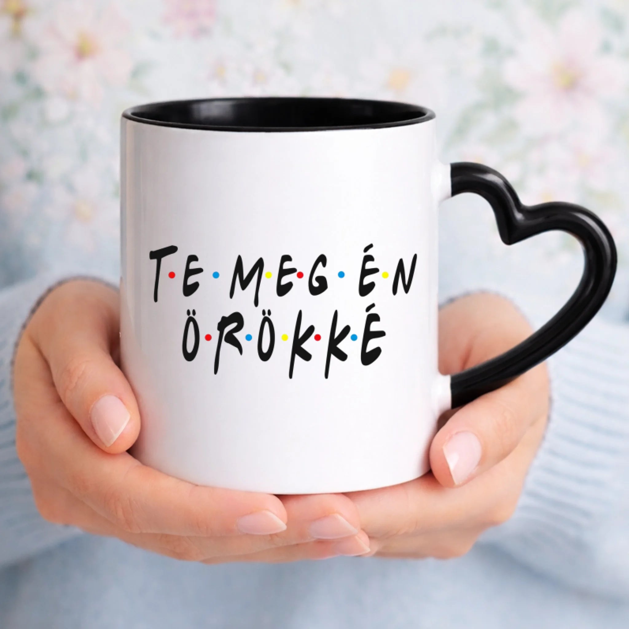 I'll be there for you bögre szerkeszthető karakterekkel pároknak