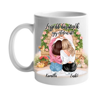 Személyre szabható legjobb barátnők ajándék bögre