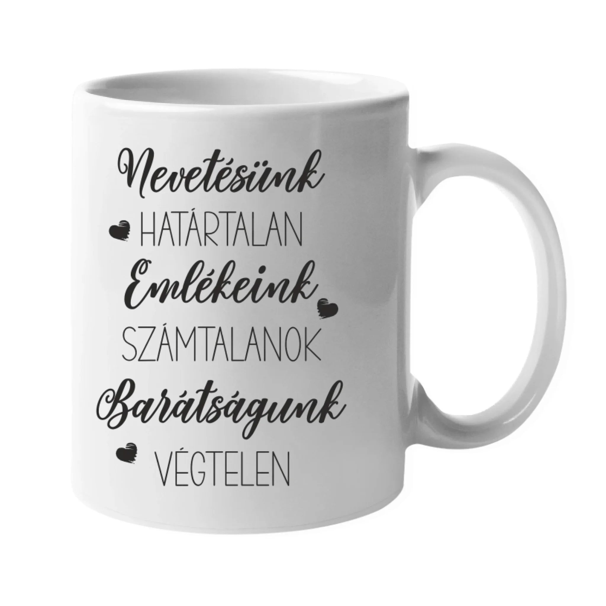 Személyre szabható legjobb barátnők ajándék bögre