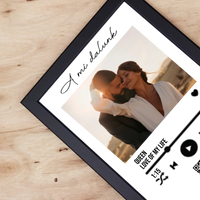 A Mi dalunk - Falikép szerkeszthető QR kóddal Valentin napra