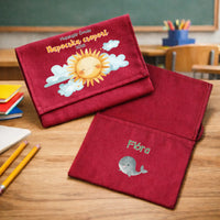 Ballagási tarisznya ovisoknak - Napocska csoport bordóvászon