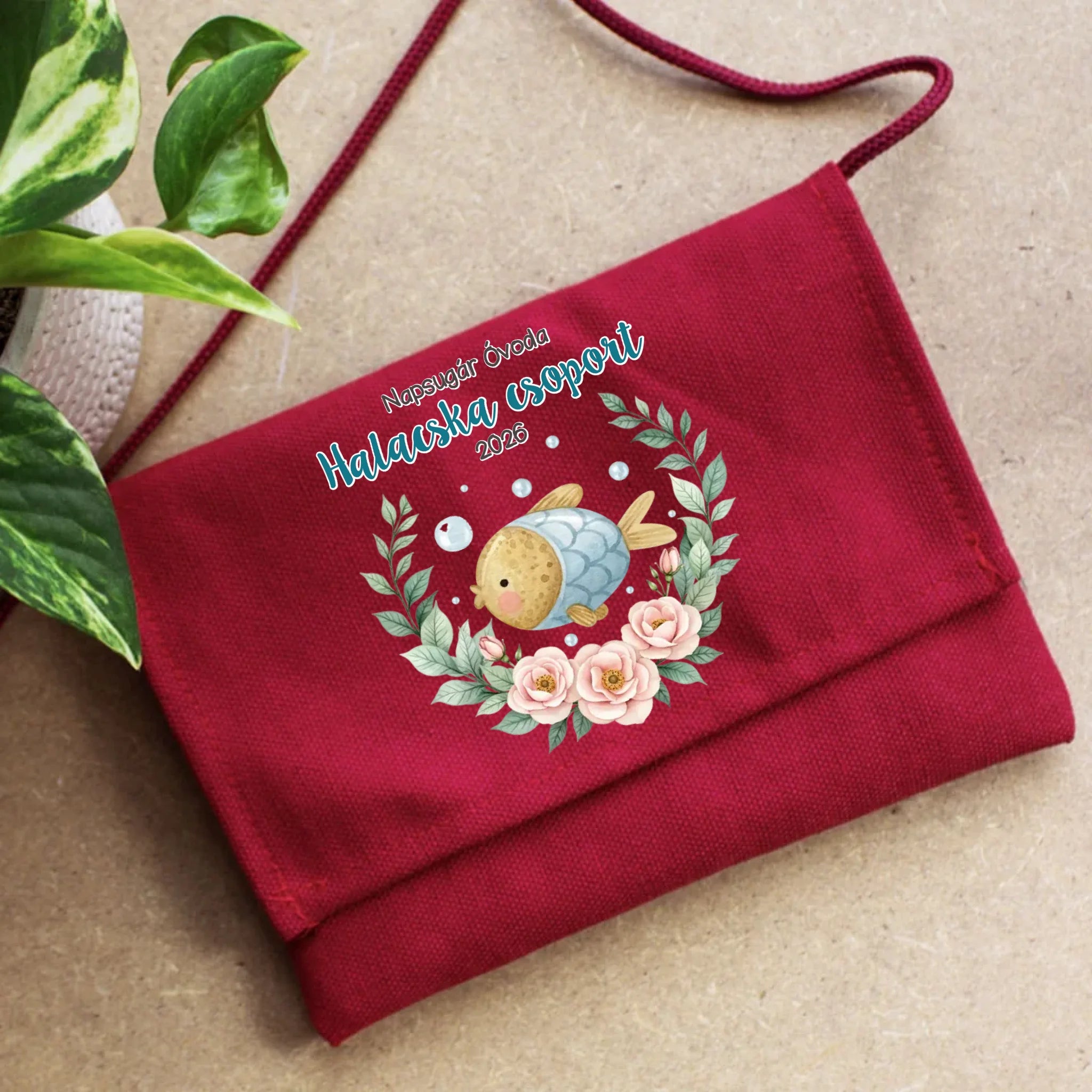 Ballagási tarisznya ovisoknak - Kék halacska csoport