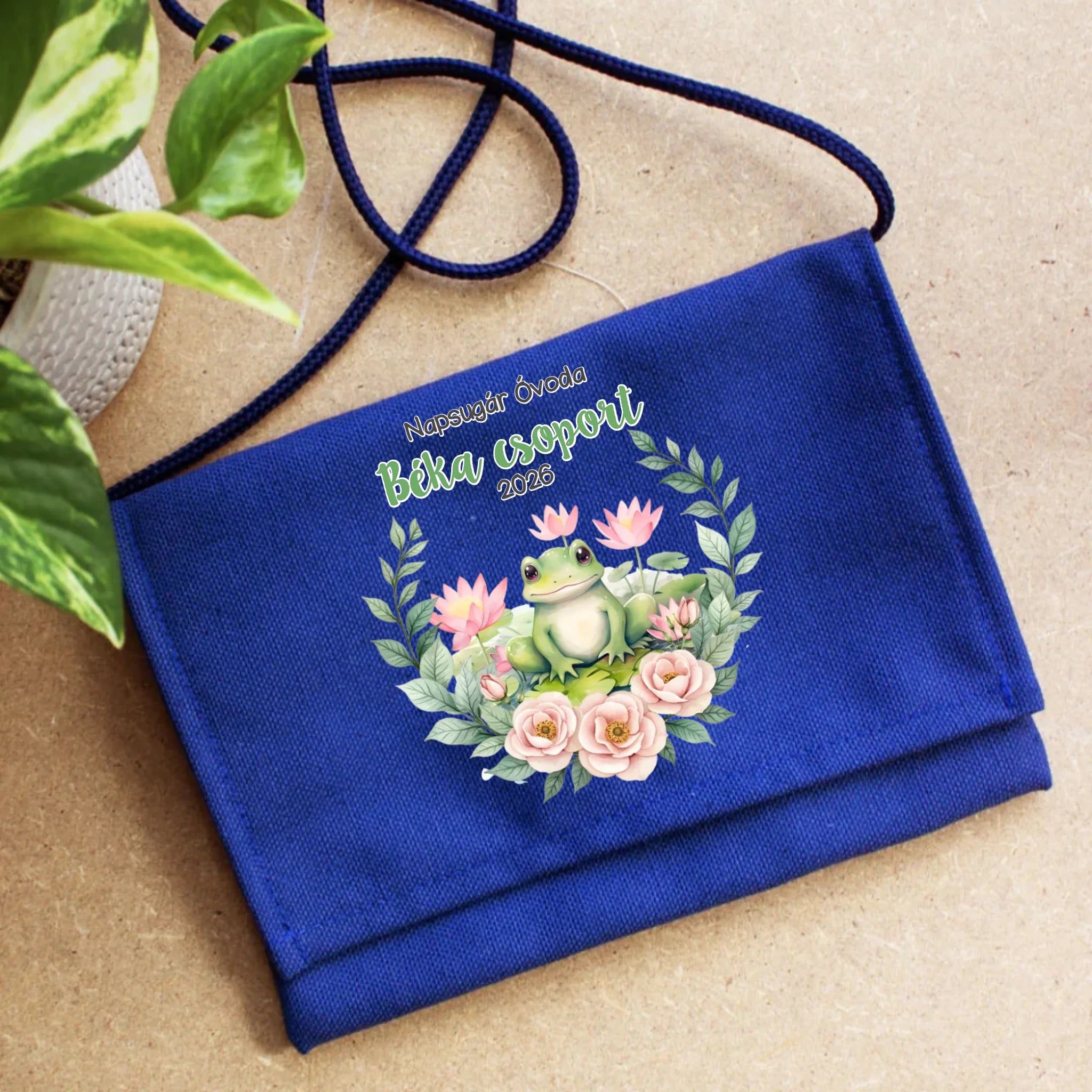 Ballagási tarisznya ovisoknak - Zöld béka csoport