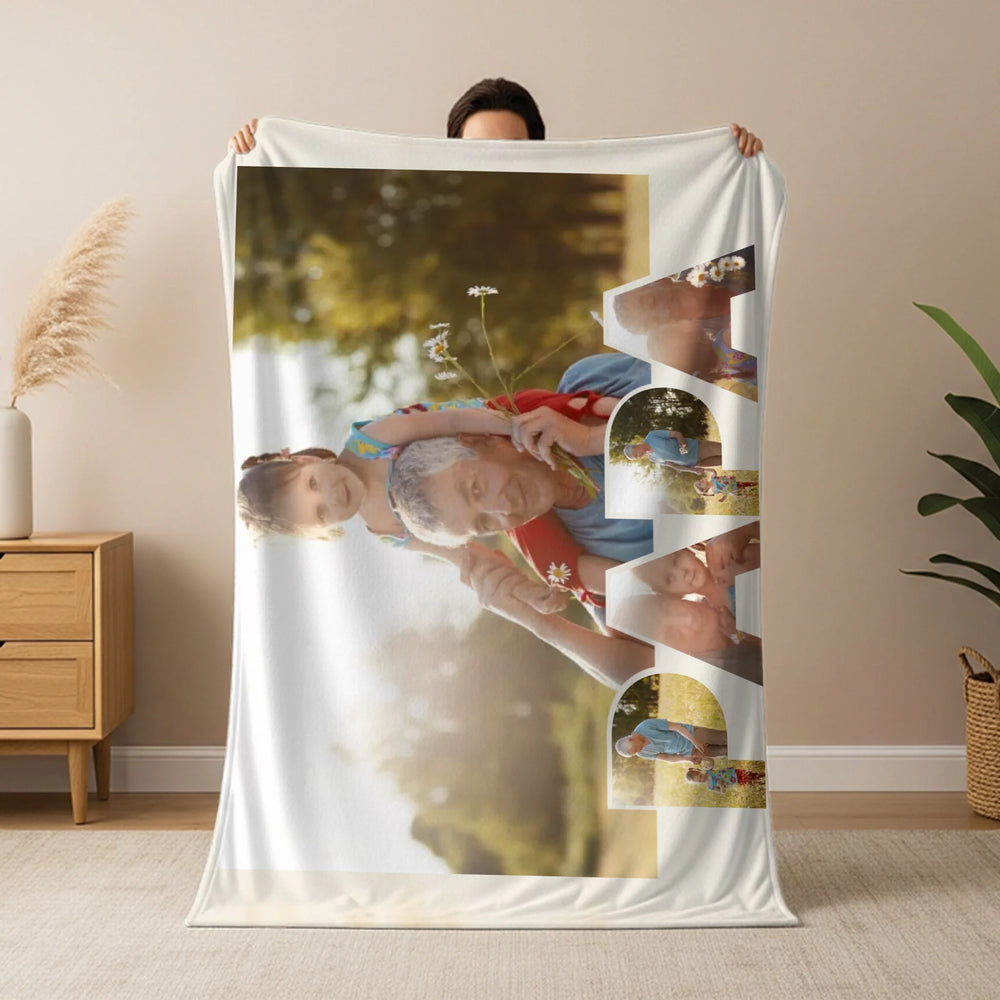 Egyedi fényképes takaró papáknak 5 fotóval