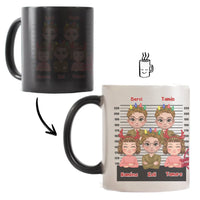 Egyedi karácsonyi ajándék bögre munkatársaknak választható karakterekkel - több személlyel