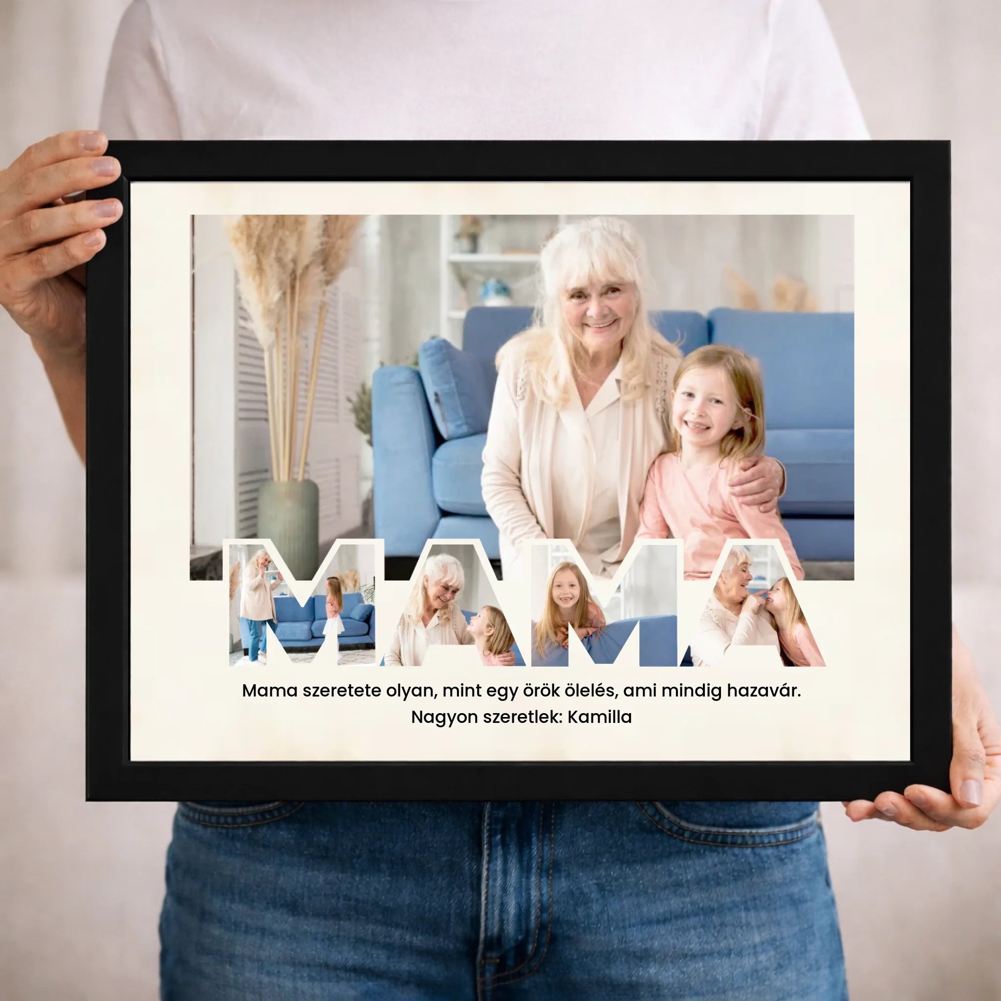 Egyedi fényképes falikép mamáknak 5 fotóval