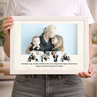 Egyedi fényképes falikép anyáknak 5 fotóval