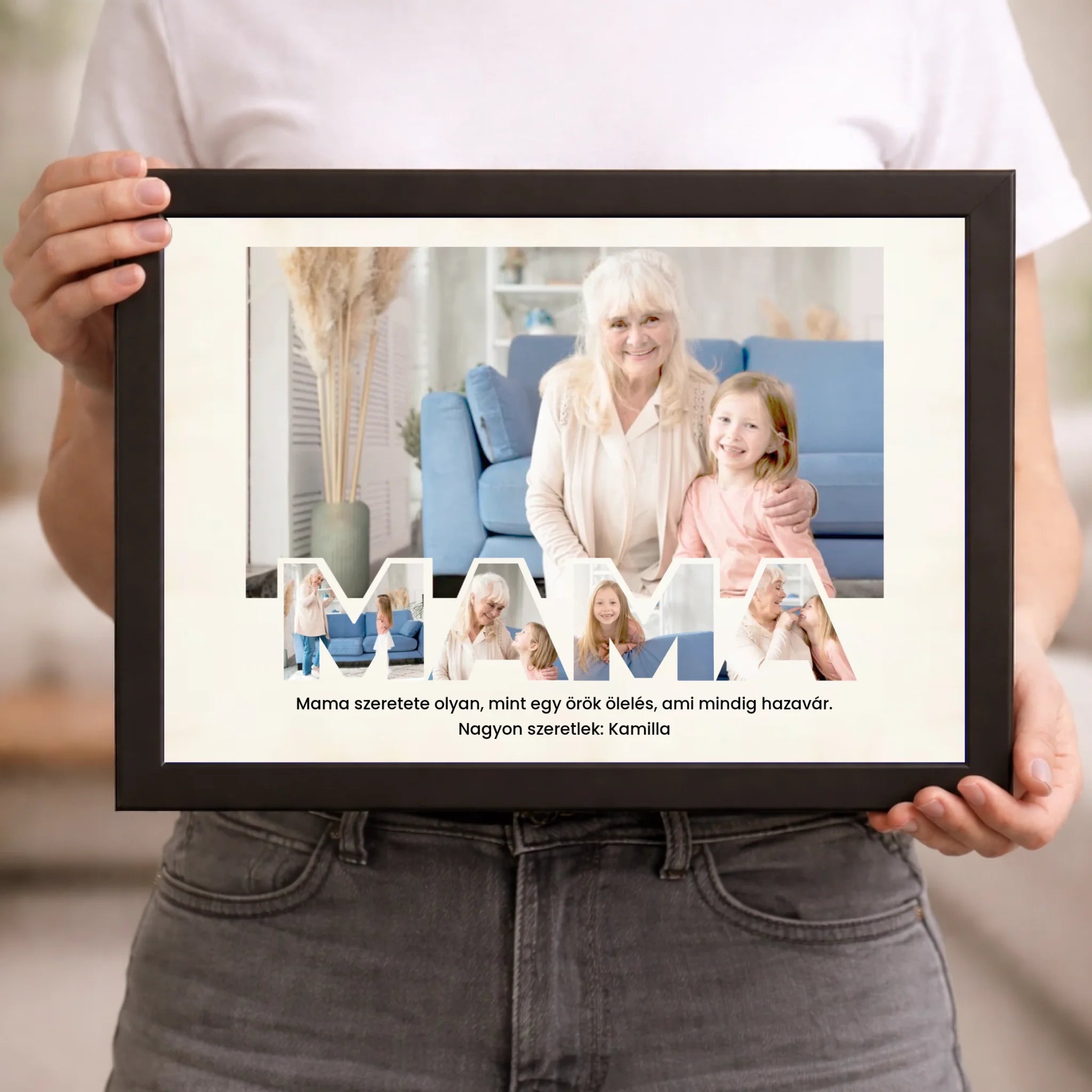Egyedi fényképes falikép mamáknak 5 fotóval