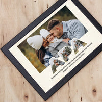 Egyedi fényképes falikép apáknak 5 fotóval