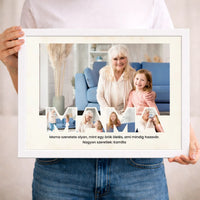 Egyedi fényképes falikép mamáknak 5 fotóval