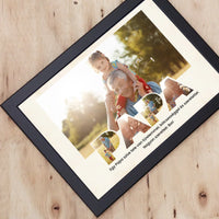 Egyedi fényképes falikép papáknak 5 fotóval