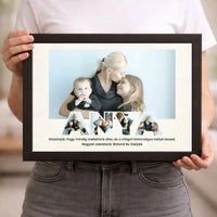 Egyedi fényképes falikép anyáknak 5 fotóval