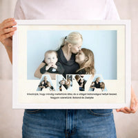 Egyedi fényképes falikép anyáknak 5 fotóval