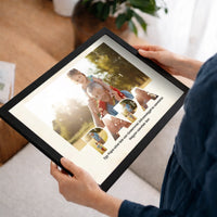 Egyedi fényképes falikép papáknak 5 fotóval