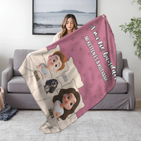 Egyedi neves munkagépes pléd gyerekeknek