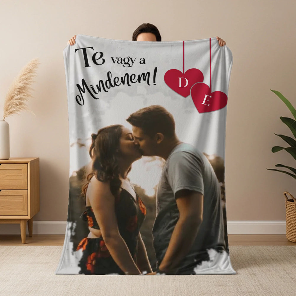 Fényképes pléd pároknak - egyedi ajándék szerelmeseknek