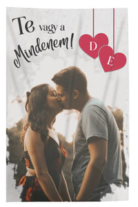 Fényképes pléd pároknak - egyedi ajándék szerelmeseknek