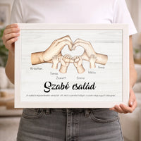 Személyre szabható születésnapi ajándék - egyedi képes évszámos falikép választható évszámmal