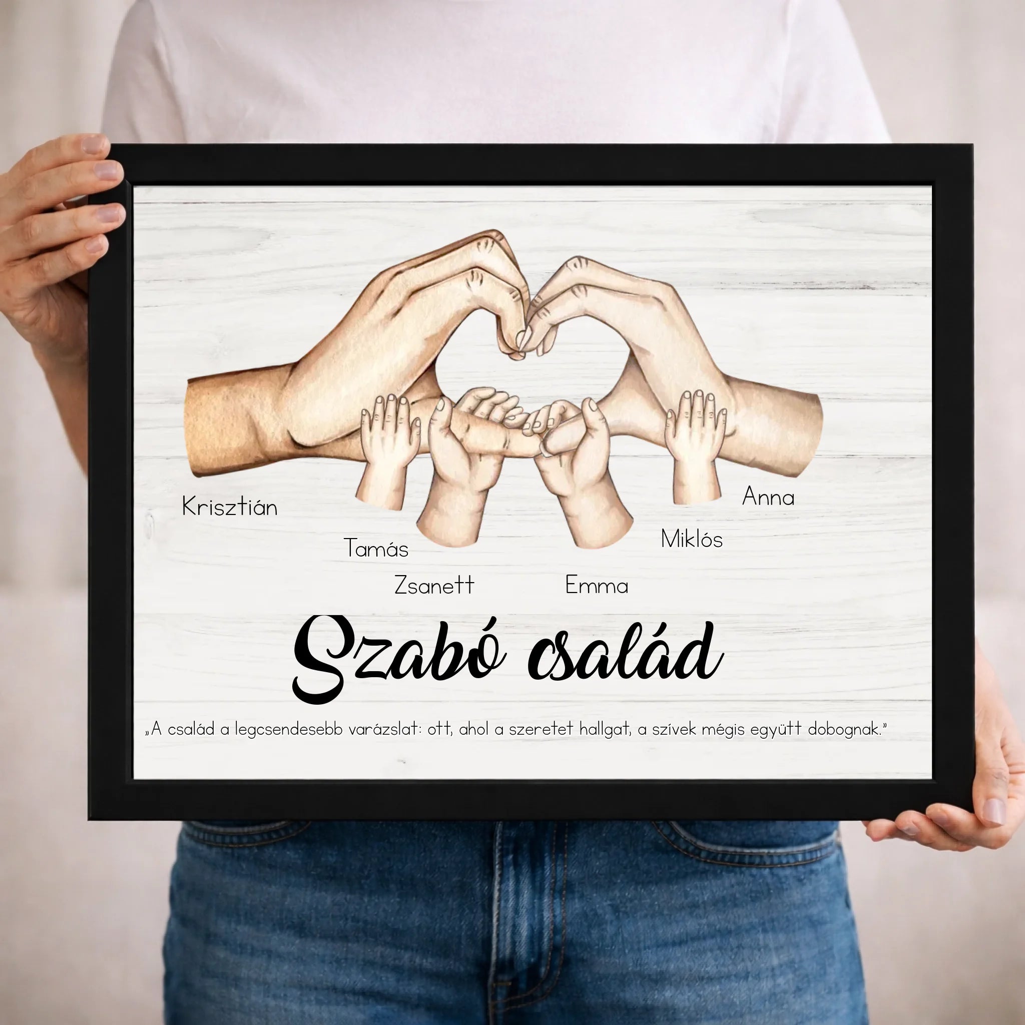 Személyre szabható születésnapi ajándék - egyedi képes évszámos falikép választható évszámmal