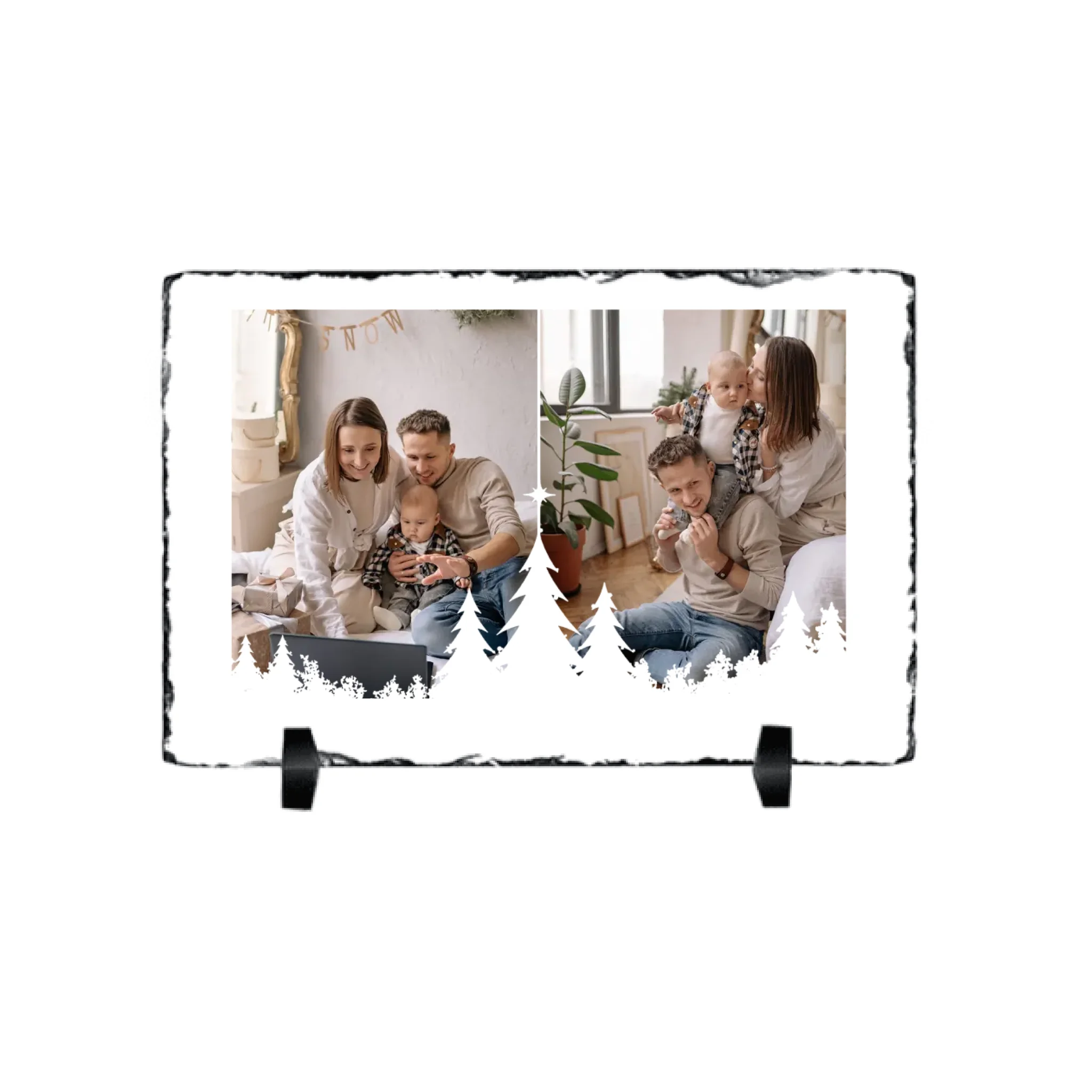 Karácsonyi két képes gránitkép