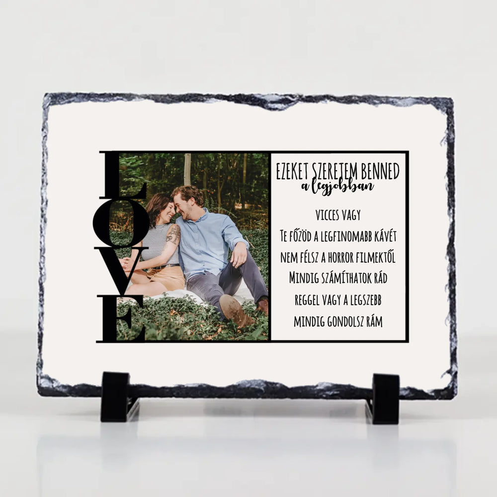 Ezeket szeretem benned a legjobban gránitkép