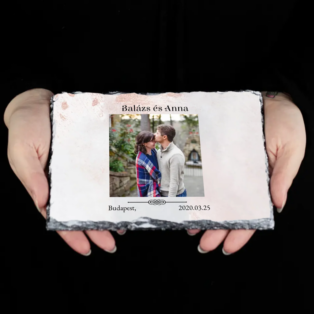 Fotó montázs gránitlap több képpel