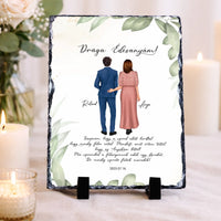 Drága Édesapám gránitkép - személyre szabható esküvői köszönőajándék apáknak