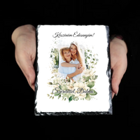 Egyedi képes gránitkép - Esküvői köszönőajándék egyedi képpel Anyukáknak