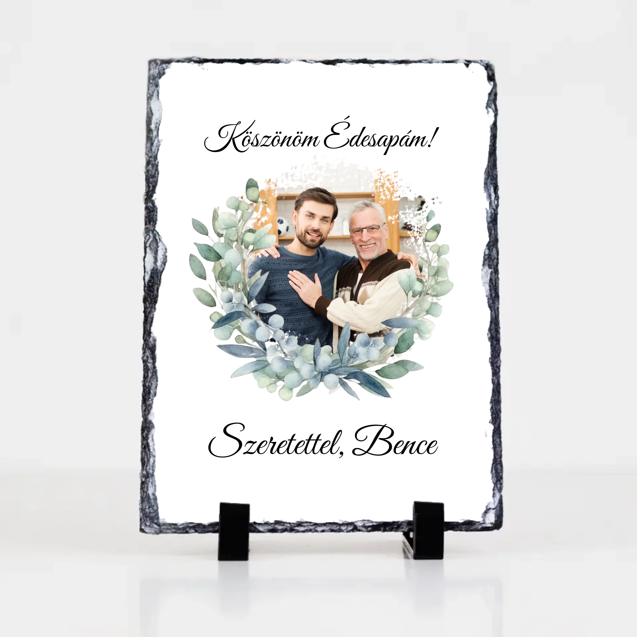 Egyedi képes gránitkép - Esküvői köszönőajándék egyedi képpel Anyukáknak