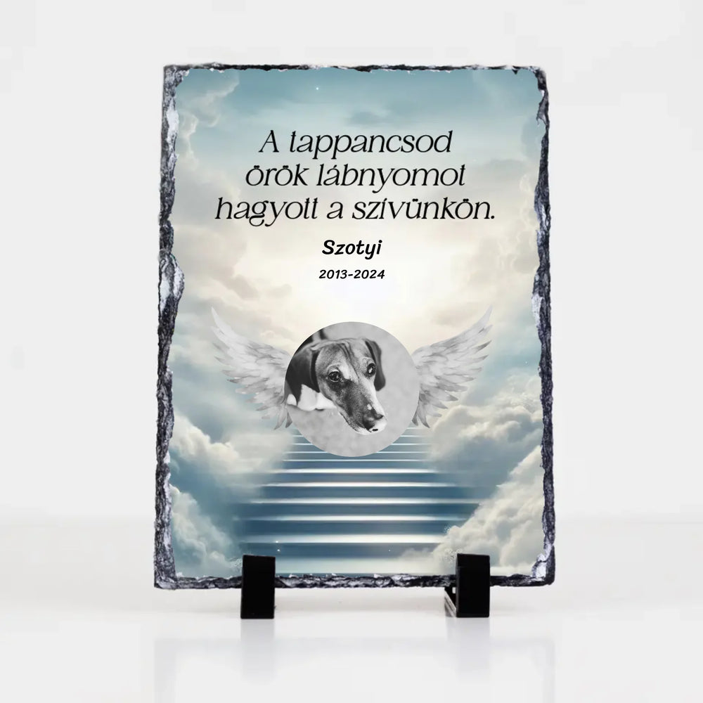  Örök tappancsnyom gránitlap házi kedvencek részére