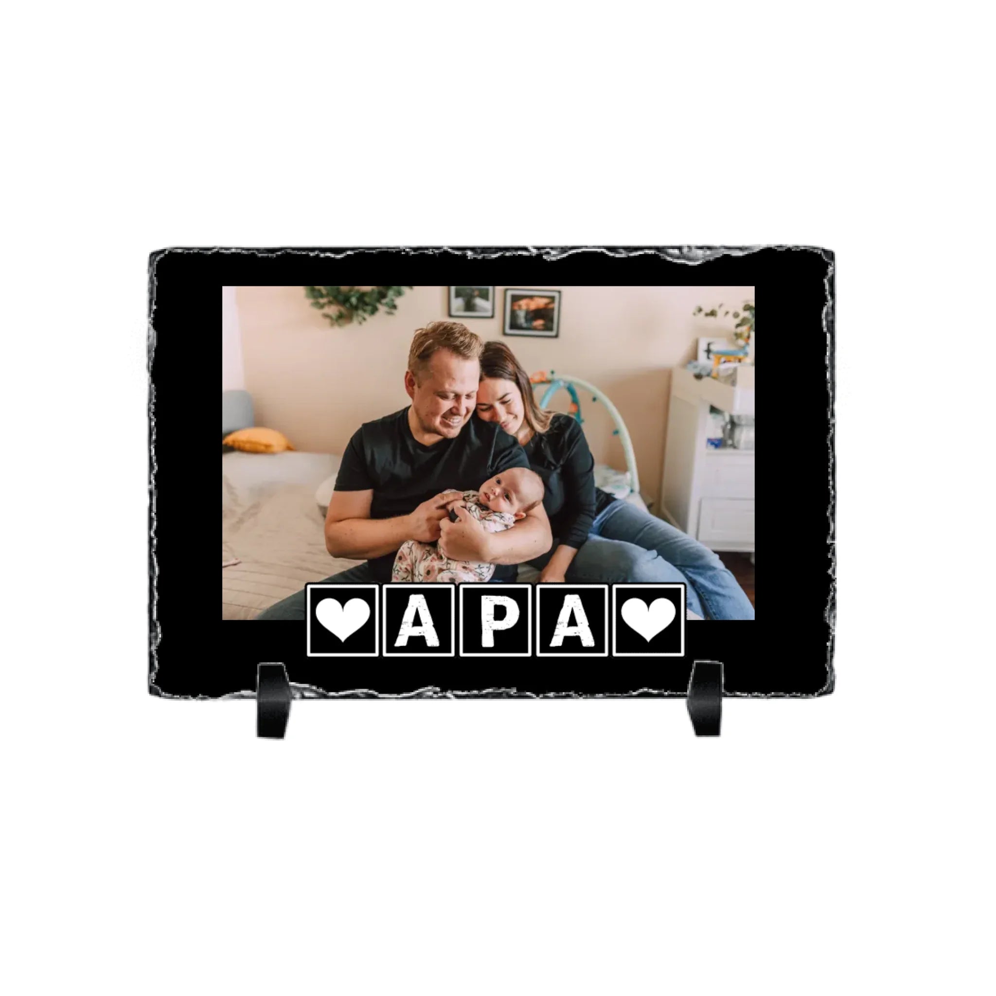 Apák napi egyedi képes gránitlap apáknak