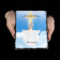 Soha nem felejtünk gránit lap választható karakterrel