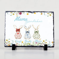 A mama ajándékai - Egyedi húsvéti ajándék gránitlap nagymamáknak nyuszis mintával