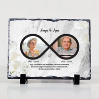 Örökké a szívünkben éltek megemlékezős gránitlap