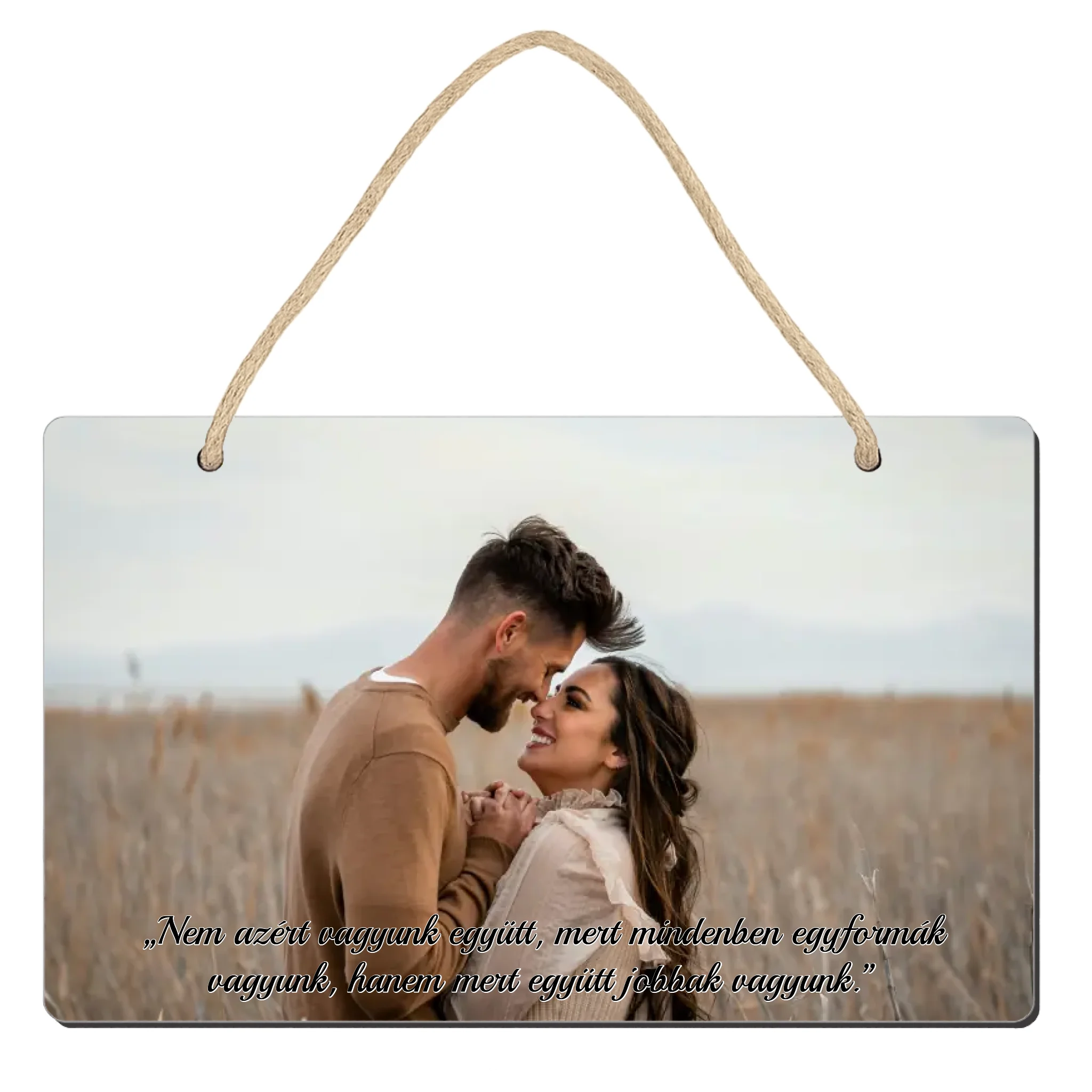 Egyedi fényképes tábla dísz