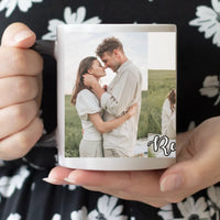  Hőre változó fényképes bögre 3 képpel egyedi felirattal