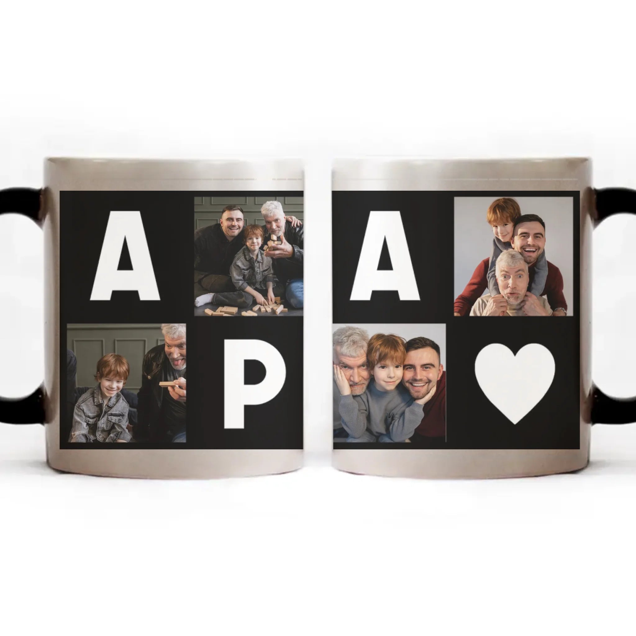 APA feiratos hőre változó fényképes bögre 4 képpel