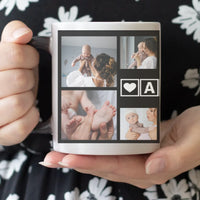 Hőre változó fényképes bögre Anyáknak 10 képpel