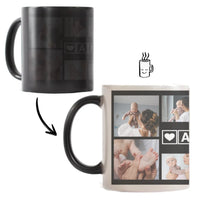 Hőre változó fényképes bögre Anyáknak 10 képpel