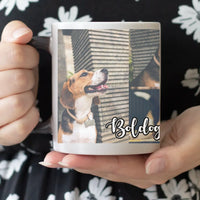 Hőre változó fényképes bögre 4 képpel egyedi felirattal