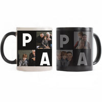 PAPA feiratos hőre változó fényképes bögre 4 képpel