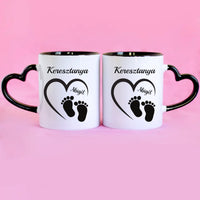 Egyedi bögre Keresztapáknak névvel és szerkeszthető mintávalEgyedi bögre Keresztanyáknak névvel és szerkeszthető mintával