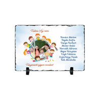 Egyedi szerkeszthető ajándék gránitlap Pedagógusoknak és Óvónőknek