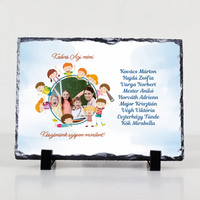 Egyedi szerkeszthető ajándék gránitlap Pedagógusoknak és Óvónőknek