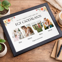 Csodálatos anya - 4 képes személyre szabható falikép