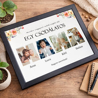 Csodálatos mama - 4 képes személyre szabható falikép