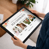 Csodálatos anya - 4 képes személyre szabható falikép